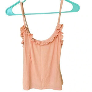 Truly Madly Deeply womens ruffle neck cami. Size small